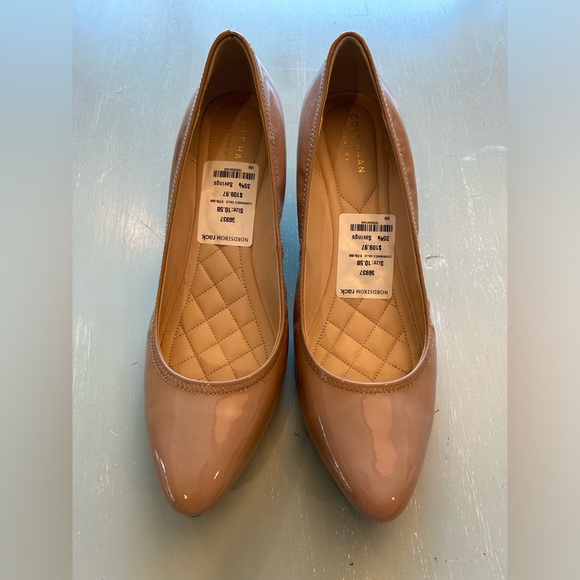 Cole Haan Grand Os Wedge Pumps - black - size 10.5 - Picture 2 of 7